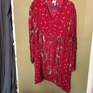 Knox Rose Red Floral Dress